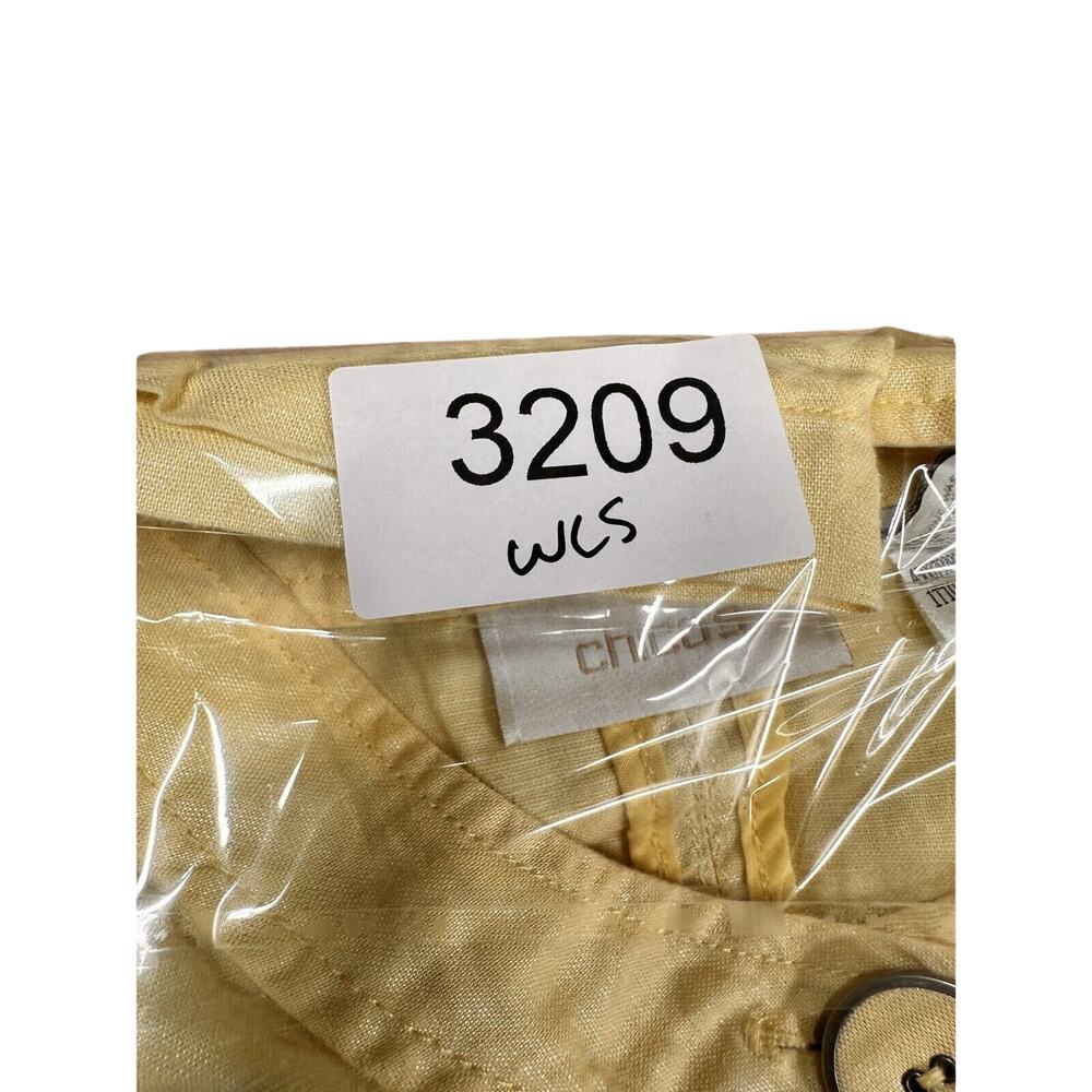 Chicos Cottagecore Yellow Button Down Jacket Size… - image 8
